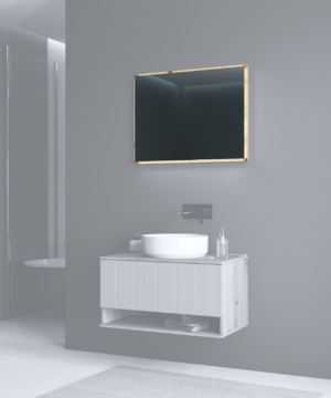 AVIOLA LUSTRO 80 CM + LED DĄB ARTISAN