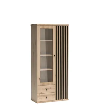 NOWOCZESNA WITRYNA Z LAMELAMI CALI C-2